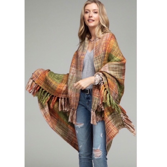 ๐ ๐๐ Citrus Chamomile Textured Weave Chunky Yarn Plaid Pattern Throw Blanket - Picture 5 of 9